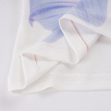 Print Contrast Color Tube Tops GPKJ-MR48953