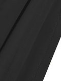 Solid Color Single Shoulder Split Long Skirt 2 Piece Set HNIF-YY028
