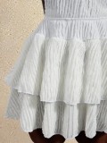 Solid Color Halterneck Backless Mini Dress GXIY-K26L2398