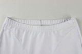 Solid Color Halterneck Top Seventh Pants Suit YWXS-K25L1878