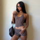Polka Dots Print Sport Two Piece Shorts Set GPKJ-MR49300