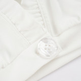 Solid Color Short Sleeve Short T Shirt GPKJ-MR49162