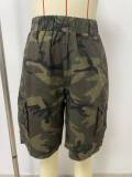 Camouflage Print Loose Short LSD-2866