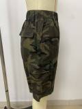 Camouflage Print Loose Short LSD-2866