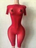 Pre Order: About 7 work days shipping Solid Color Romper YUEM-202642