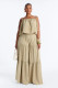 Solid Color Sling Two Piece Pant Set NY-3920