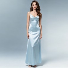 Sexy Solid Color Backless Maxi Dress XEF-K6D08687A