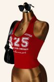 Letter Print Sleeveless Tank Top YWXS-K26L2412