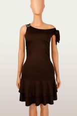 Pleats Double-Layer Ruffles Mini Dress GXIY-K25L1778