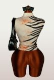 Print Hollow Out Sleeveless Tank Top YWXS-K26L2231