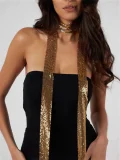 Metallic Sequin Scarf GZYY-653