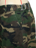 Camouflage Print Loose Casual Pants SH-391581