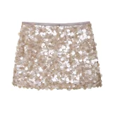 Solid Color Sequin Skirt GYZS-YYHH048