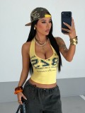 Letter Print Sleeveless Tank Top YWXS-K26L2412