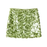 Solid Color Sequin Skirt GYZS-YYHH048