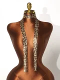 Metallic Sequin Scarf GZYY-653