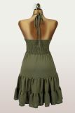 Backless Halterneck Mini Dress YWXS-K25L1775