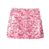 Solid Color Sequin Skirt GYZS-YYHH048