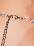 Colored Gemstone Halter Chain Tank Top GZYY-B25266