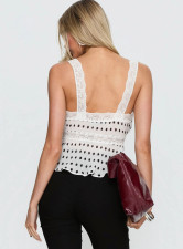 Lace Edge Patchwork Tank Top YWXS-K26L2207