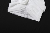 Lace See Through Halterneck Mini Dress XEF-K6D10370A
