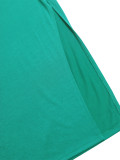 Sleeveless Contrast Color Hollow Out Midi Dress HNIF-MC028