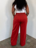 Contrast Color Stripe Drawstring Pants HNIF-MC037