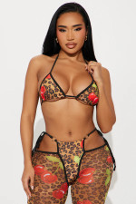 Sexy Print Sling Top Two Piece Pants Set GFCF-1471