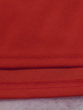 Solid Color Casual Long Skirt QYMF-5072