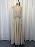 Sleeveless Solid Color Maxi Dress GWDS-260616