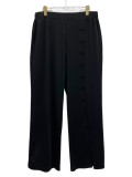 Plus Size Solid Color Flare Pants QMZF-2152