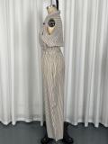 Sleeveless Zipper Slim Jumpsuit GWDS-260212