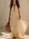 Sleeveless Solid Color Maxi Dress GWDS-260616