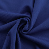 Solid Color Halterneck Backless Pants Suit GSZM-C26ST231