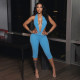 Deep V Neck Backless Fifth Jumpsuit GDSF-D26RP154
