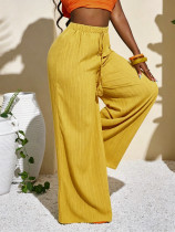 Drawstring Loose Wide Leg Pants HNIF-SY031