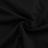Solid Color Long Sleeve Backless Mini Dress GSZM-D26DS232