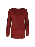 Stripe Sport Long Sleeve Mini Dress HNIF-MC011