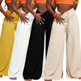 Drawstring Loose Wide Leg Pants HNIF-SY031