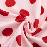 Polka Dot Print Flare Pants GSZM-Q26PT084