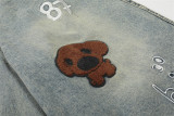 Embroidered Puppy Denim Seventh Jeans GYLN-1386