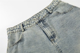Embroidered Puppy Denim Seventh Jeans GYLN-1386