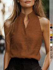 V Neck Sleeveless Shirt GSRX-831