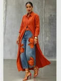 Floral Prints Straight Jeans GAKF-60516