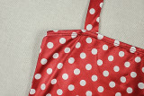 Halterneck Polka Dot Print Jumpsuit GJYO-JP006361