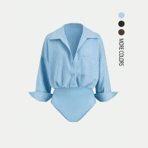 Long Sleeve Stripe Shirt GSRX-877