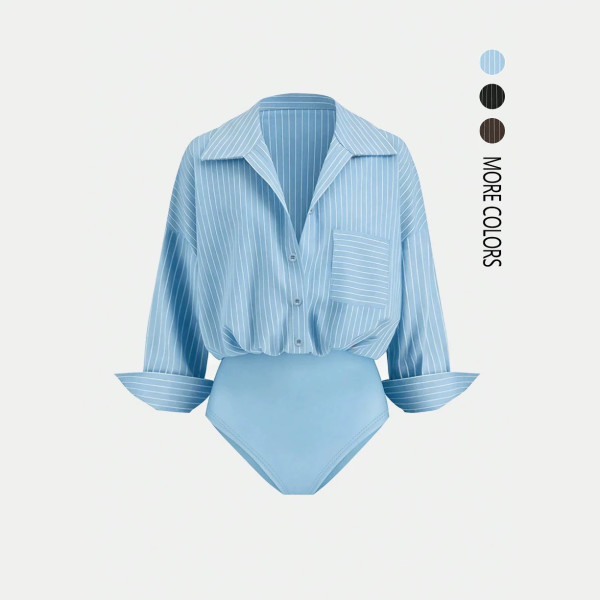 Long Sleeve Stripe Shirt GSRX-877