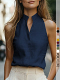 V Neck Sleeveless Shirt GSRX-831