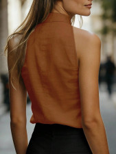 V Neck Sleeveless Shirt GSRX-831