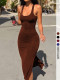 Sleeveless Vest Maxi Dress GSRX-823